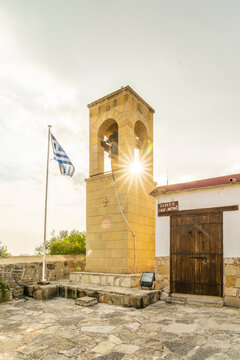 December 2020. Kellia, Larnaca District, Cyprus. Ayios Antonios Church in Kelli Cyprus
