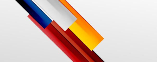 Color abstract lines trendy geometric background for business or technology presentation, internet poster or web brochure cover, wallpaper