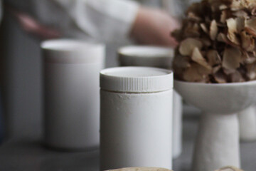 set of ceramics utensil 