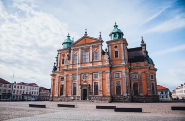 Fototapeta na wymiar Kalmar Cathedral as seen in Småland, Sweden