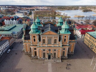 Kalmar Cathedral as seen in Småland, Sweden © chemistkane