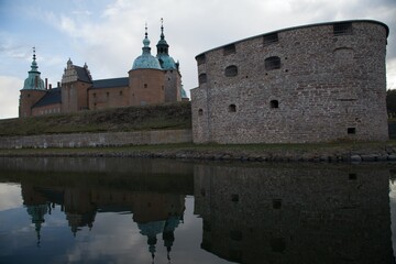 Kalmar Castle (Slott) as seen in Småland, Sweden © chemistkane