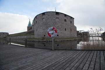 Kalmar Castle (Slott) as seen in Småland, Sweden © chemistkane