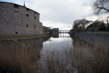 Kalmar Castle (Slott) as seen in Småland, Sweden © chemistkane