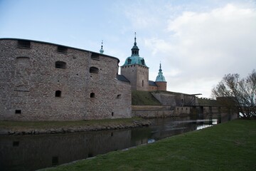 Kalmar Castle (Slott) as seen in Småland, Sweden © chemistkane