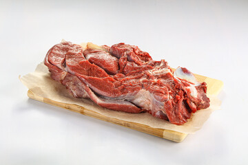 Fototapeta premium Raw beef meat over board