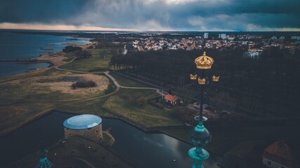 Kalmar Castle (Slott) as seen in Småland, Sweden © chemistkane