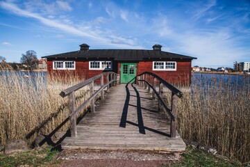 Klapphuset historical site seen in Kalmar, Sweden © chemistkane
