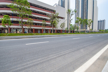 New buildings and schools in Nansha District, Guangzhou, Guangdong, China