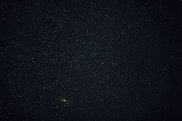 sky in the night with stars planets and comets