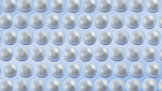しずくがうごめく様子