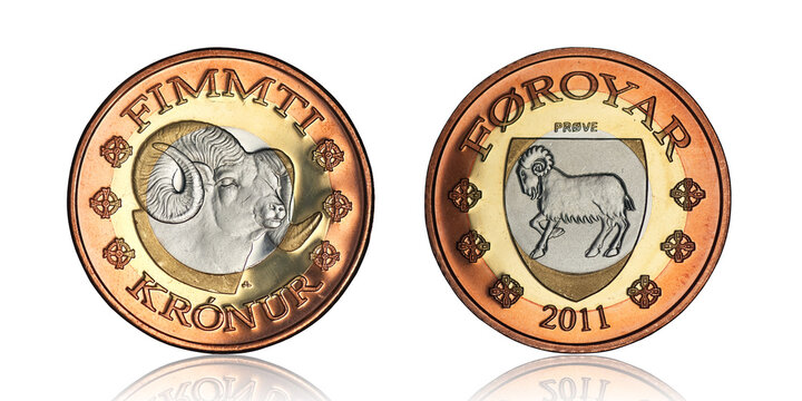 50 Faroese kroner coin