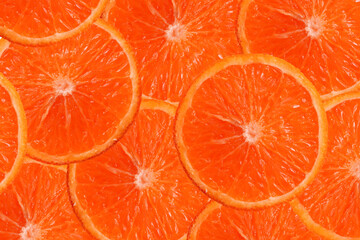 Juicy Orange Fruit slice Background. Healthy food lifestile. Healthy Food background. Applicable for fruit juice advertising