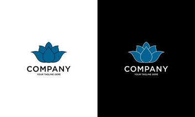 Flower Logo abstract design beauty Cosmetics vector icon