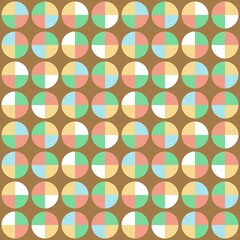 Simple abstract seamless pattern - decorative accent for any surfaces.