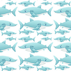 vector graphics for production,underwater predators, sharks