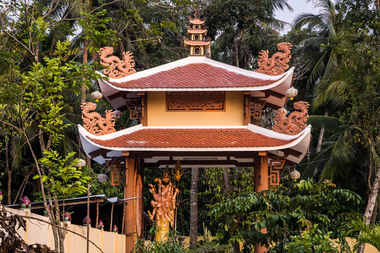 Gian Giac Pagoda, Cai Be, Mekong Delta, Vietnam south east asia