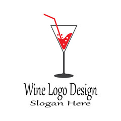 Wine Logo Template vector symbol nature