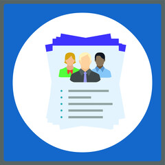 Vector illustration for Document Pile EPS10