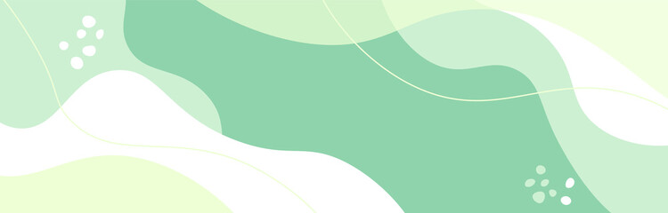 Background with organic smooth flat shapes