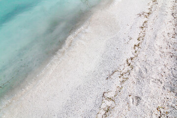 Salda Lake  Burdur  -   The west of Turkey's lakes, a tectonic lake. The geological structure of Salda Lake dates back 2 million years. Relative formation sands with the surface of the planet Mars