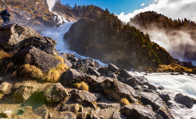 Latefossen or Latefoss is a waterfall located in the municipality of Ullensvang in Vestland County, Norway.