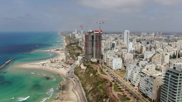 Netanya Israel - Looking at the world from a height