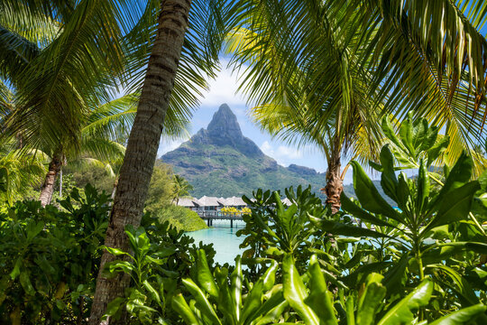 Mont Otemanu on Bora Bora, French Polynesia