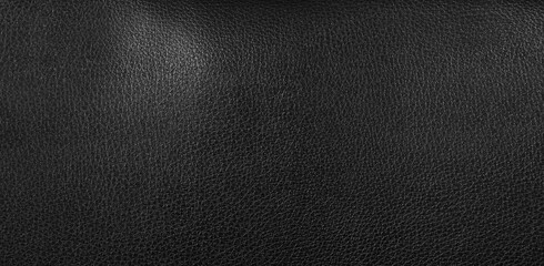 Black background of leather texture