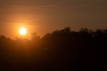 The early morning sun is shining beautifully.