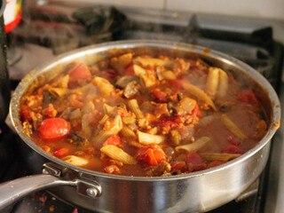 stew with vegetables