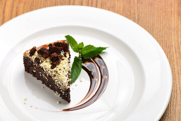 Dark chocolate cake