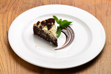 Dark chocolate cake