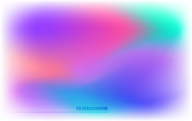 Blur rainbow gradient background of fantasy multiple colored with space place for your text. Graphic image template. Abstract vector Illustration eps 10 for your business brochure