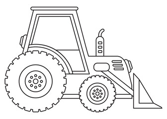 Line Art Drawing For Kids Coloring Page