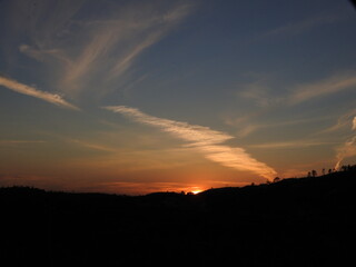 Por do sol em Monchique.
Portugal.