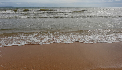 Coastal in Chonburi Province day time of Tourist attractions in eastern Thailand.