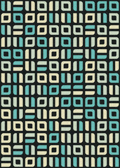 Abstract Geometric Pattern generative computational art illustration