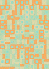 Abstract Geometric Pattern generative computational art illustration