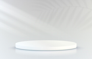 Stage podium with lighting, Stage Podium Scene with for Award Ceremony on grey Background. Vector