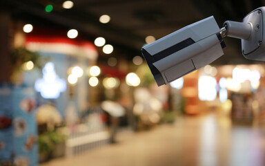 CCTV tool in Shopping mall Equipment for security systems.