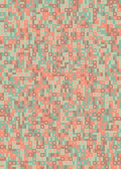 Abstract Geometric Pattern generative computational art illustration