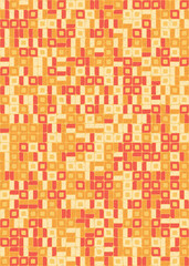 Abstract Geometric Pattern generative computational art illustration