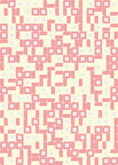 Abstract Geometric Pattern generative computational art illustration
