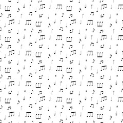 seamless pattern from notes. musical motives. Perfect for banners, flyers, backgrounds, prints, fabrics. EPS10