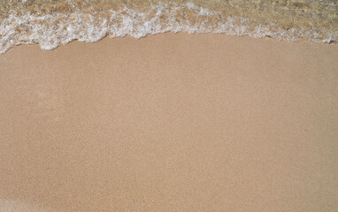 Morning beach and sea