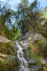 Raganello Gorges of Devil bridge in Civita, Beautiful mountain landscape of the Pollino National Park is protected area and the largest outdoors park in South Italy of regions Calabria and Basilicata