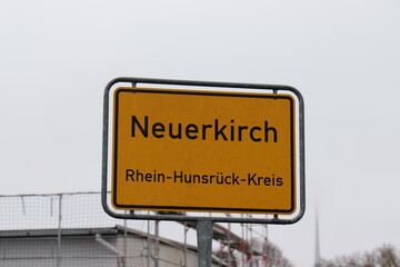 Orstsschild Neuerkirch.