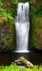 Multnomah Falls in Northwest state of Oregon