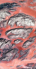 raw, vertical abstract photography of the deserts of Africa from the air, 